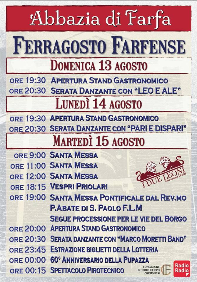 Ferragosto Farfense 2017